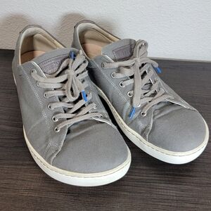 Birkenstock Arran Gray Lace Up Sneakers